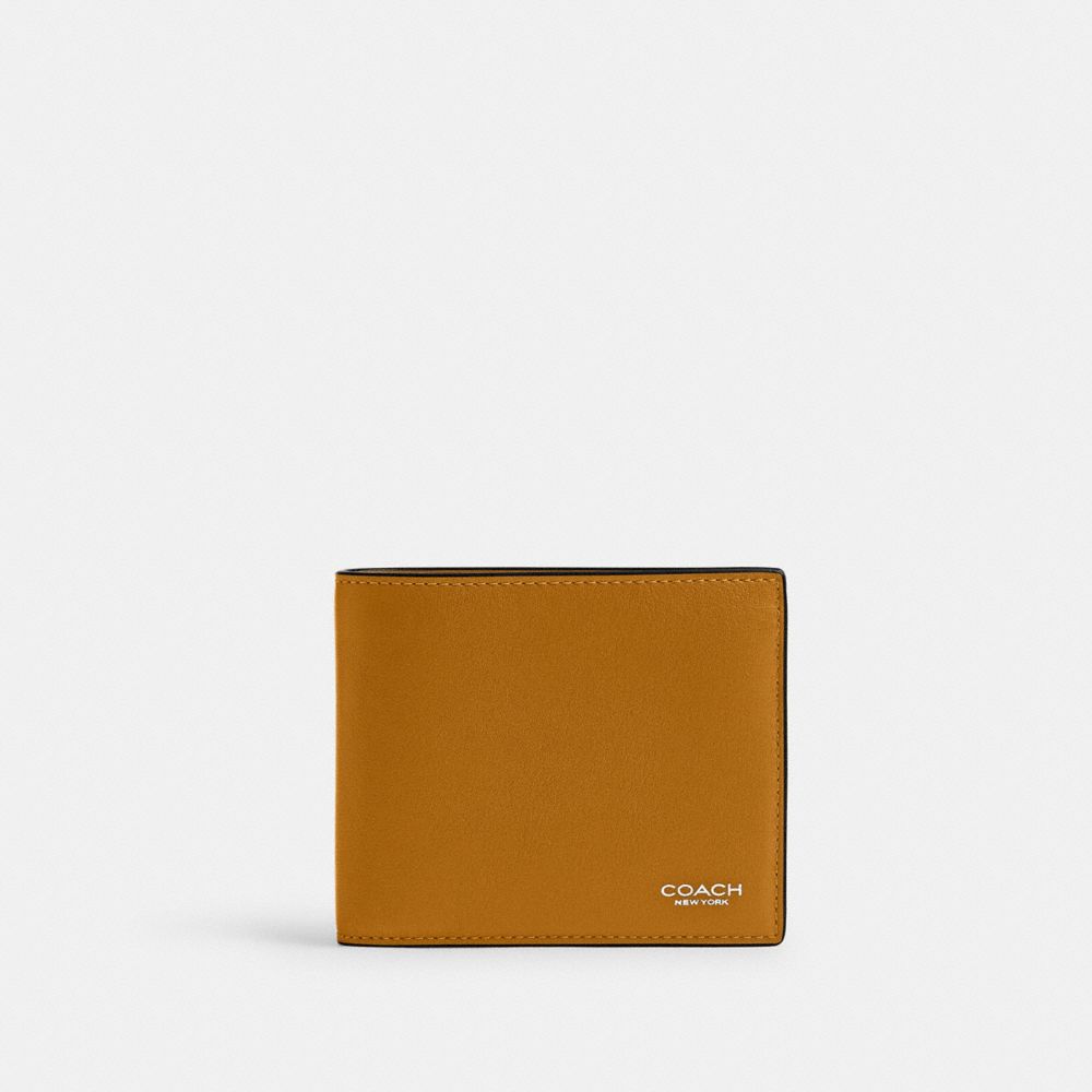 COACH®,3-In-1 Wallet,Leather,Bi Fold,Logo,Casual,,Front View