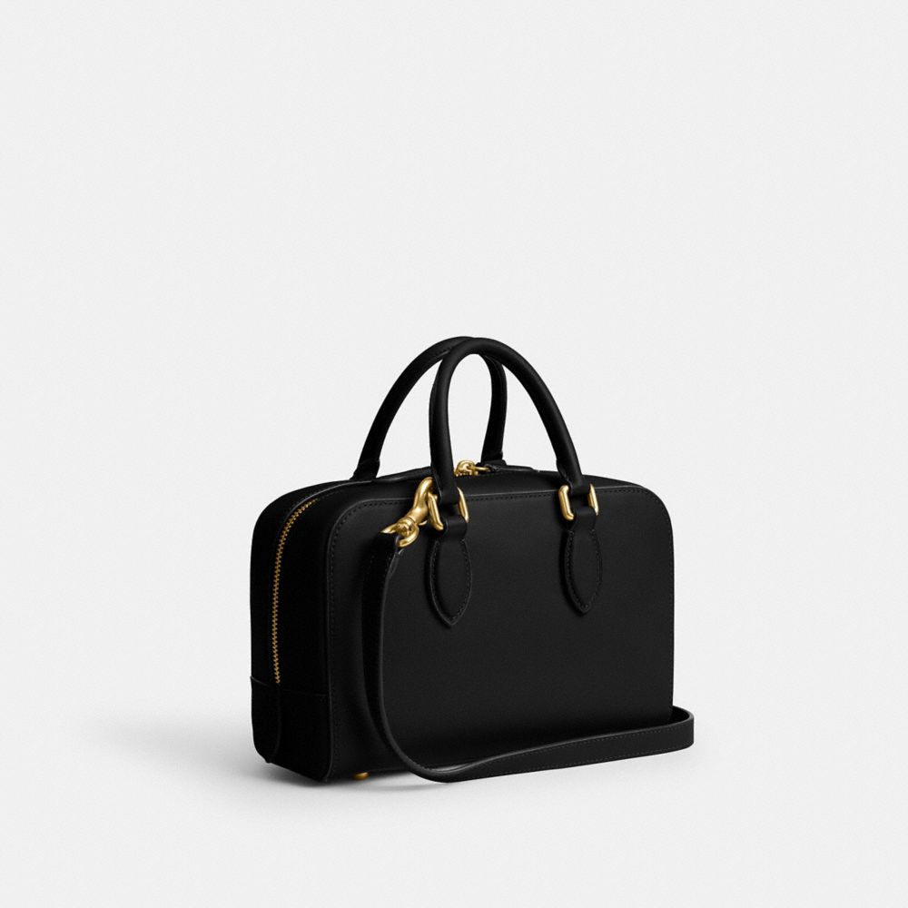 COACH®,Bowery Satchel 24,,Angle View