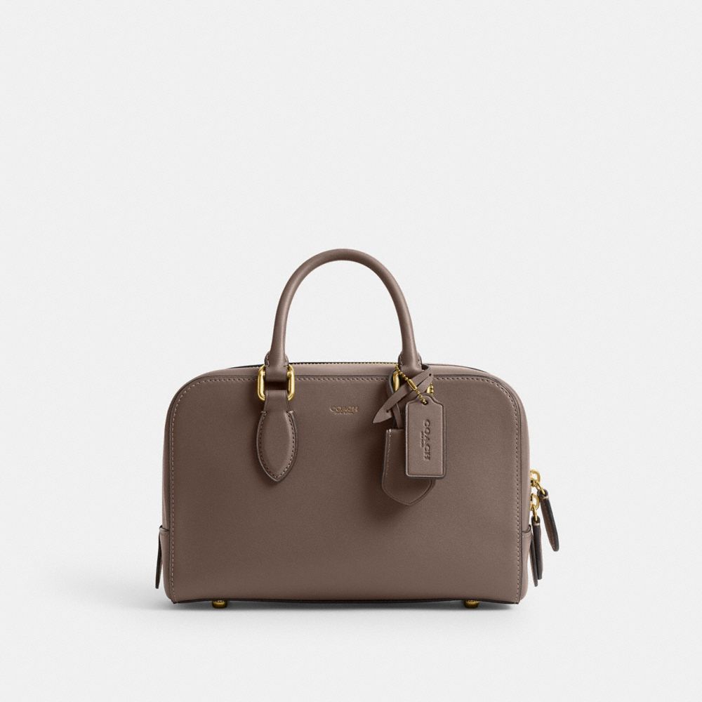 COACH®,Bowery Satchel 24,,Front View