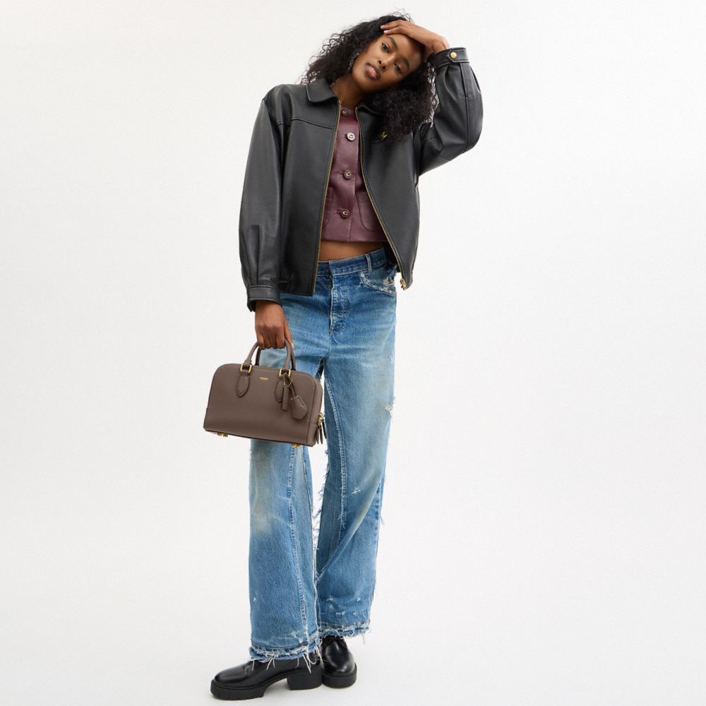 COACH®,Bowery Satchel 24,,Detail View