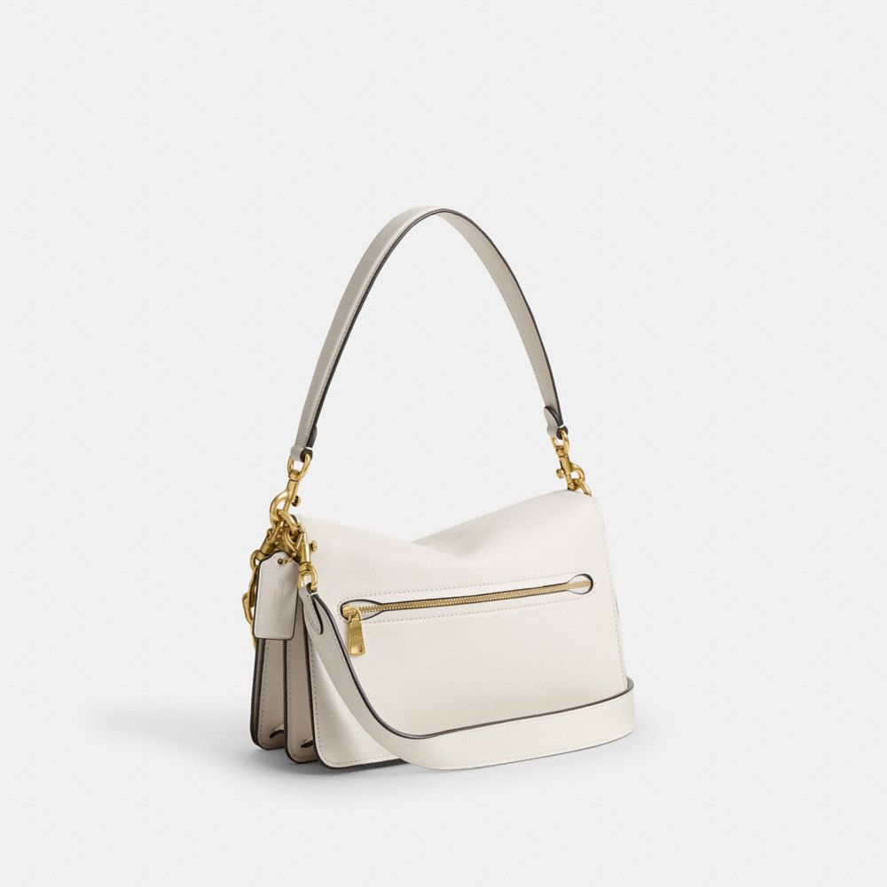 Shop Coach Tabby Schultertasche Mit Kette In White