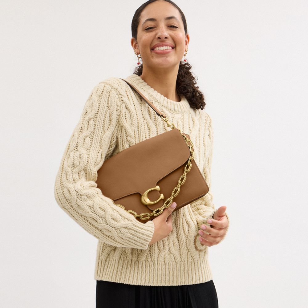 Shop Coach Tabby Schultertasche 30 Mit Kette In Brown