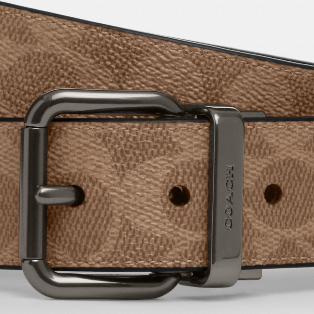 COACH®,Roller Buckle Cut To Size Reversible Belt, 38 Mm,