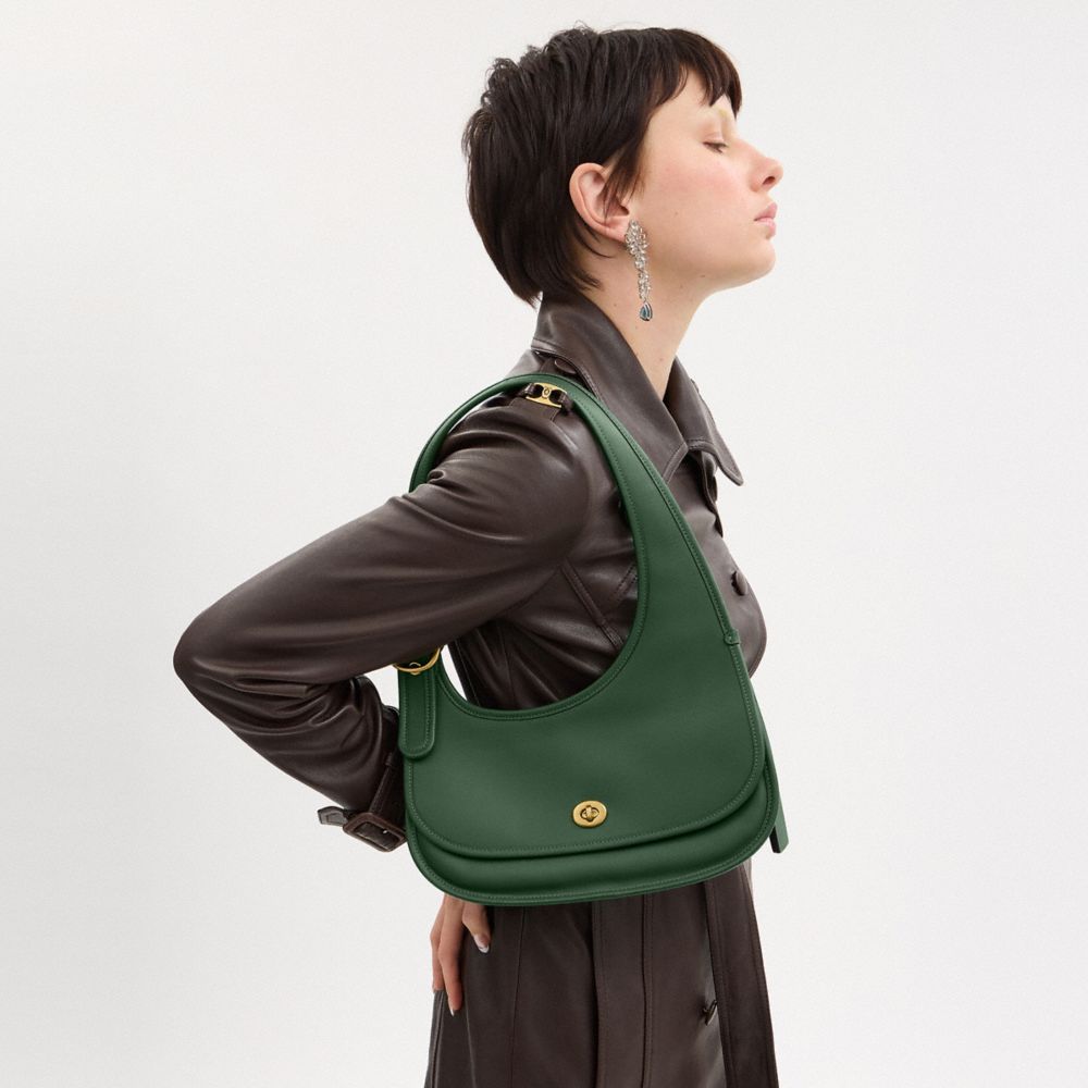 Shop Coach In Brass/hunter Green