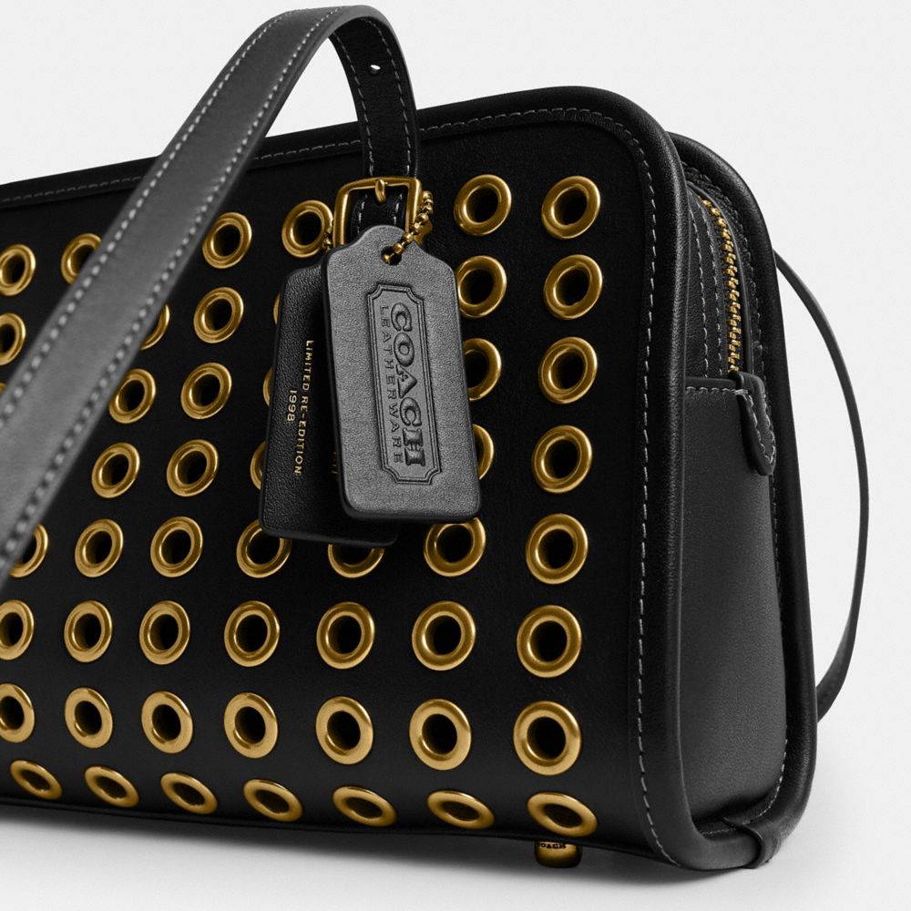 COACH®,Swing Zip Bag With Grommets,,Closer View