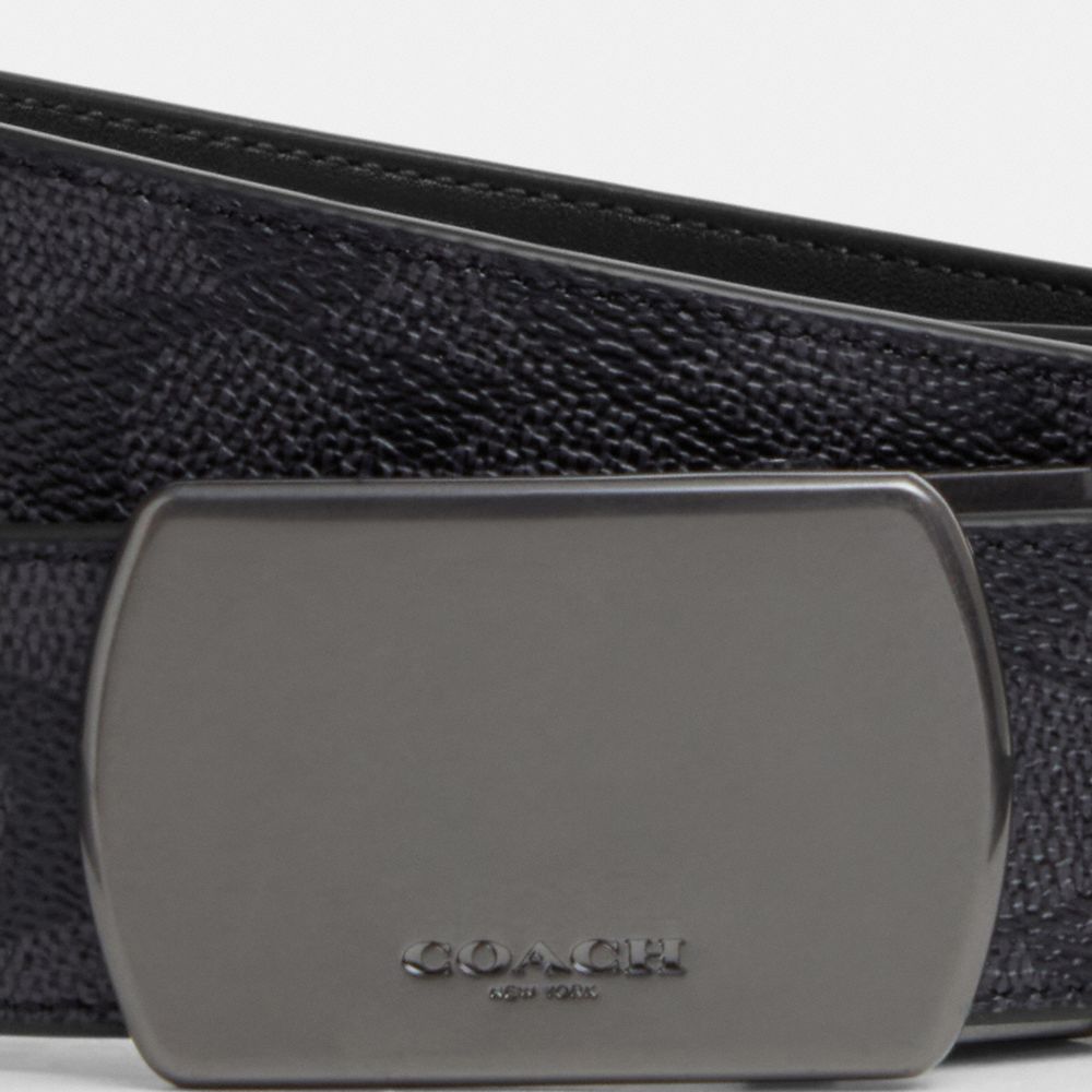 COACH®,Plaque Buckle Cut To Size Reversible Belt, 38 Mm,