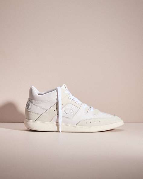 COACH®,RESTORED CITYSOLE MID TOP SNEAKER,Optic White,Front View