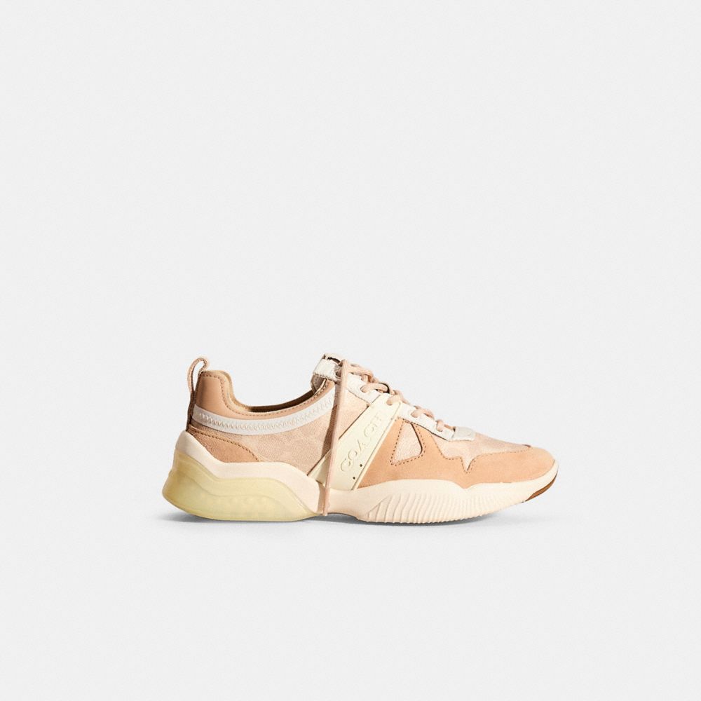 COACH®,RESTORED CITYSOLE RUNNER,Sand/Beechwood,Front View