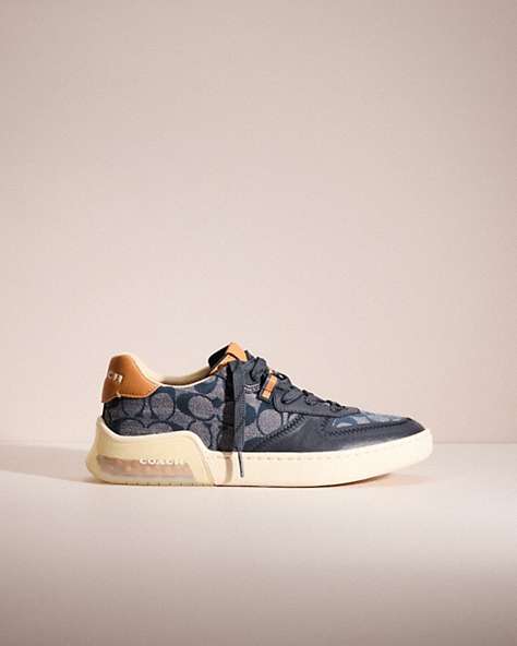 COACH®,RESTORED CITYSOLE COURT SNEAKER,Chambray,Front View