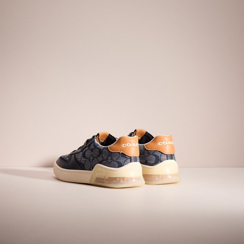 COACH®,RESTORED CITYSOLE COURT SNEAKER,Chambray,Back View
