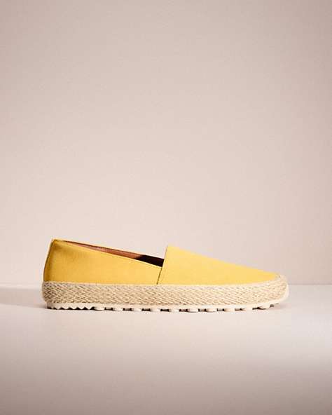 COACH®,RESTORED ESPADRILLE,Canary,Front View