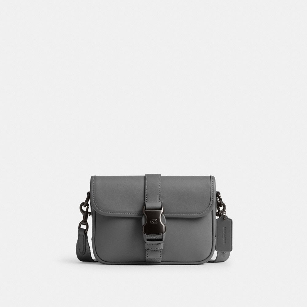 COACH®,SAC BANDOULIÈRE LEAGUE 19,Anthracite,Front View