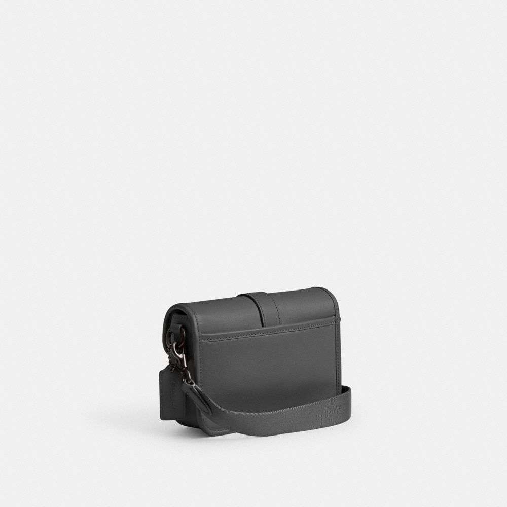 COACH®,SAC BANDOULIÈRE LEAGUE 19,Anthracite,Angle View