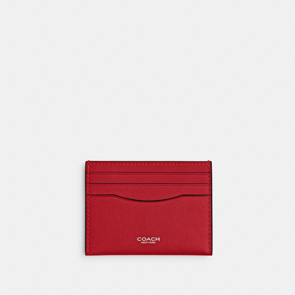 COACH®,Card Case,Leather,Card Case,Logo,Casual,,Front View