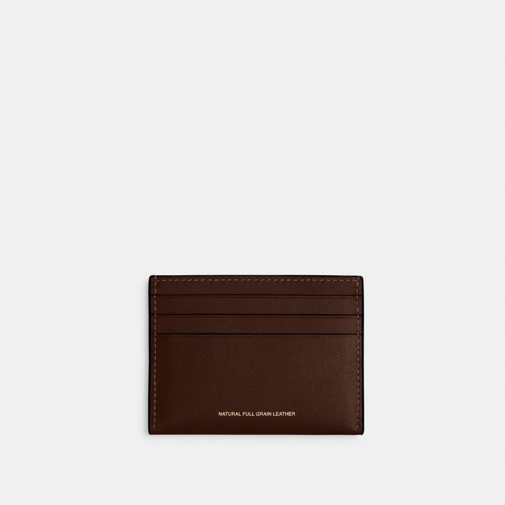Coach Card Case In Brown