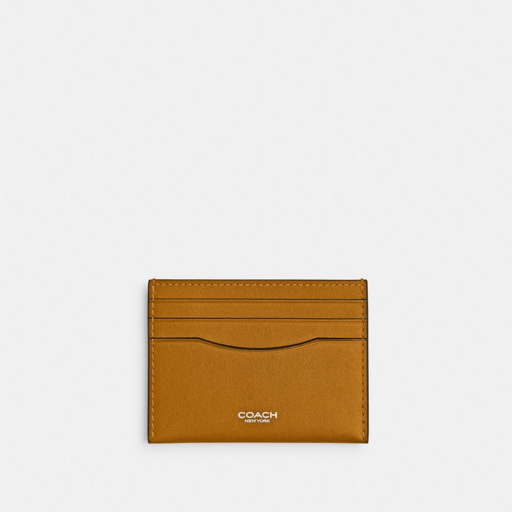 COACH®,Card Case,Leather,Card Case,Logo,Casual,,Front View