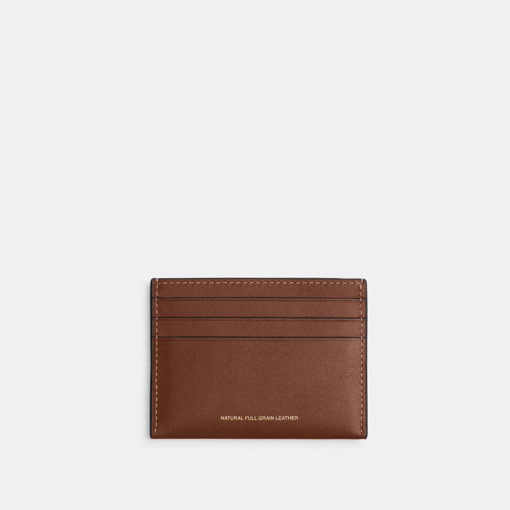Coach Card Case In Redwood