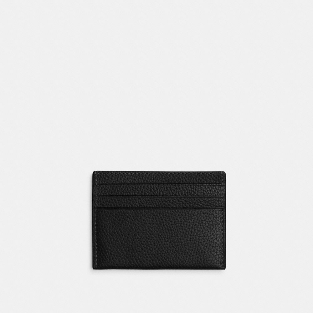 Coach Card Case With  Graphic In Black