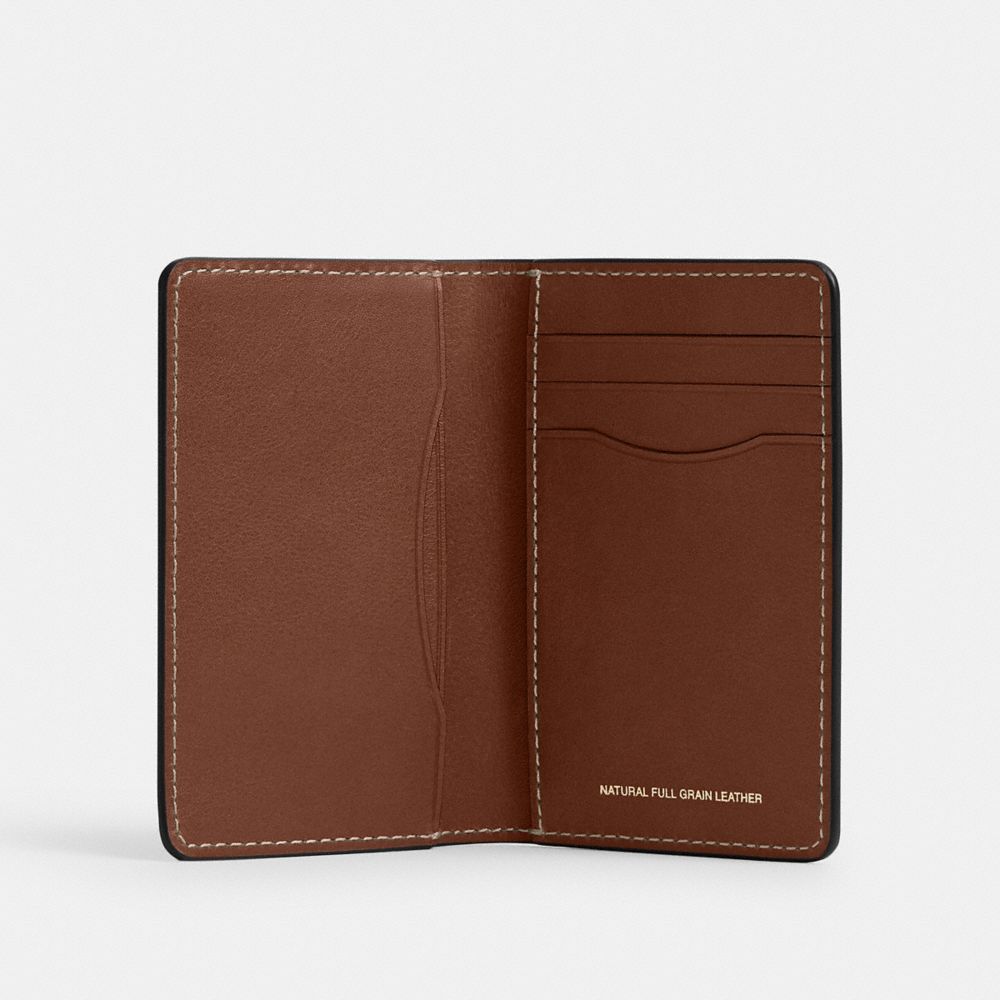 Coach Card Wallet In Redwood