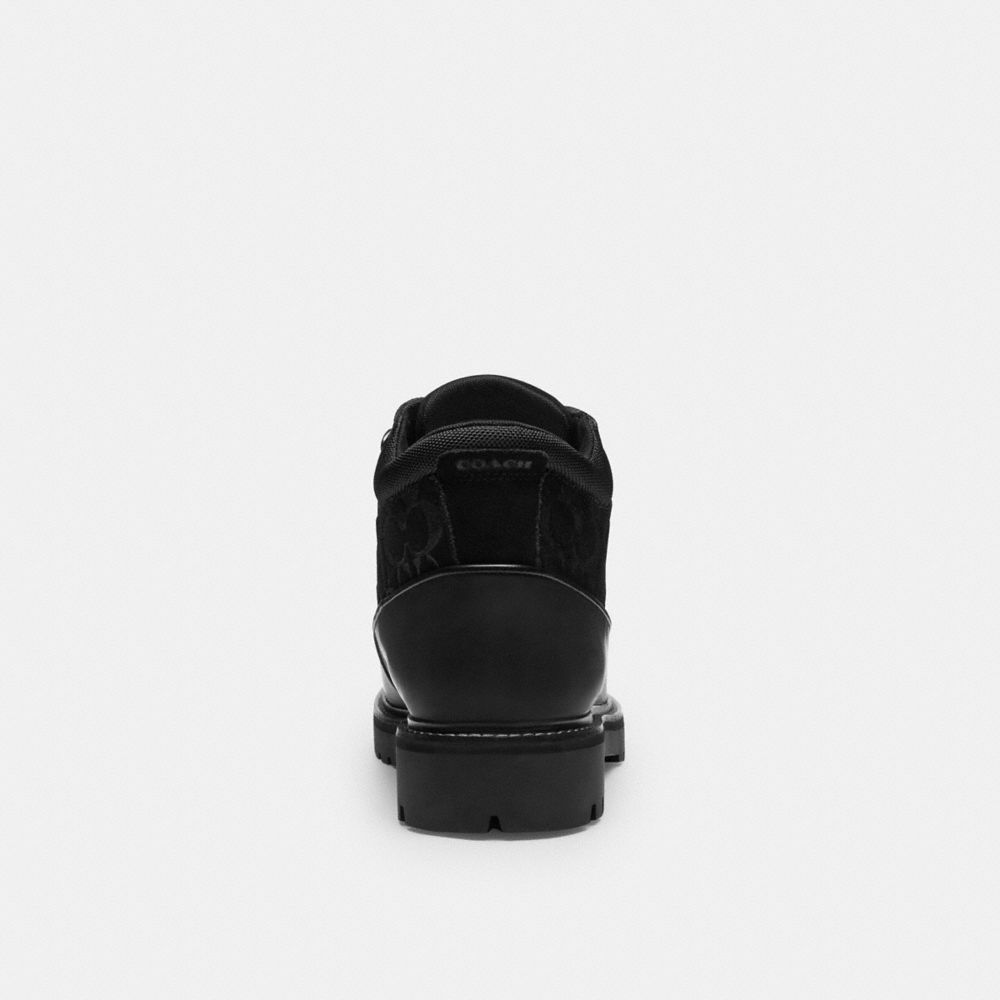 Shop Coach Bradley Hiker In Signature Suede In Black