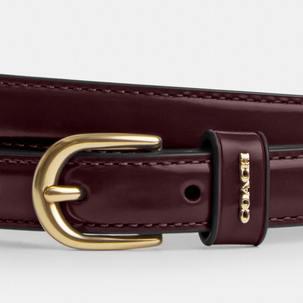 COACH®,Classic Buckle Belt, 18 Mm,