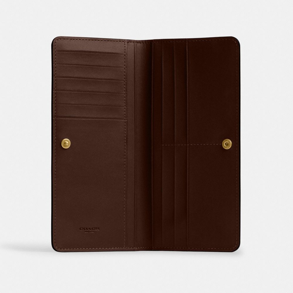 Coach Essential Slim Portemonnaie In Brown