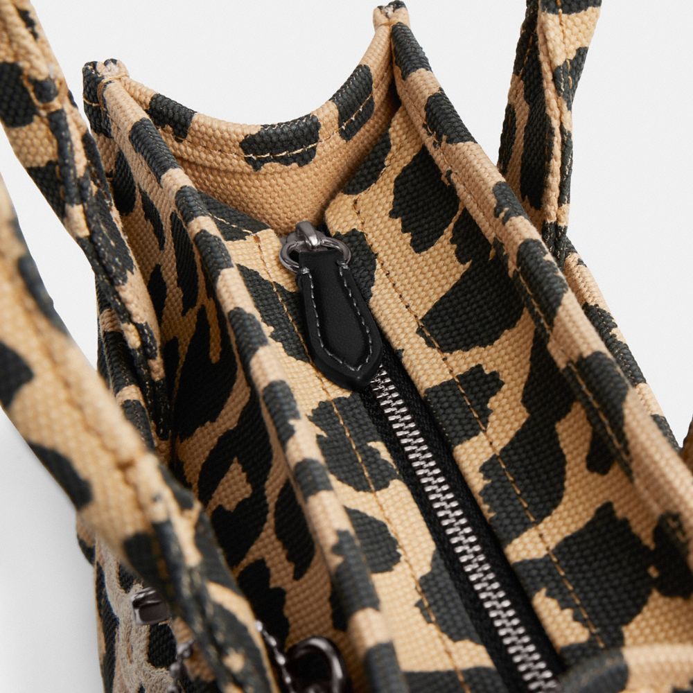 Coach leopard print bag sale