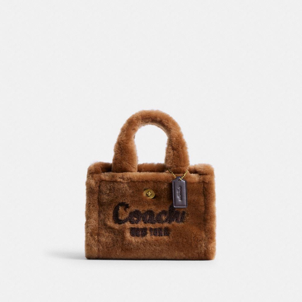 COACH Cargo Tote Bag 20 In Shearling