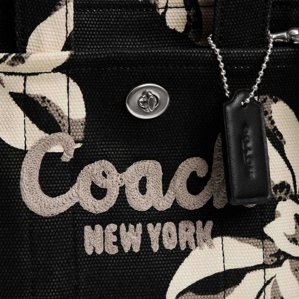 Coach black tote hot