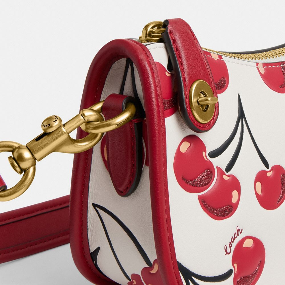 COACH®,Swinger 20 With Cherry Print,,Closer View