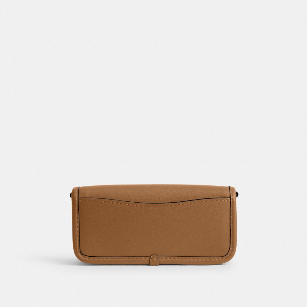 COACH®,Dinky Bag 14,Crossbody,Metal,Logo,Brass,Day Party,,Back View
