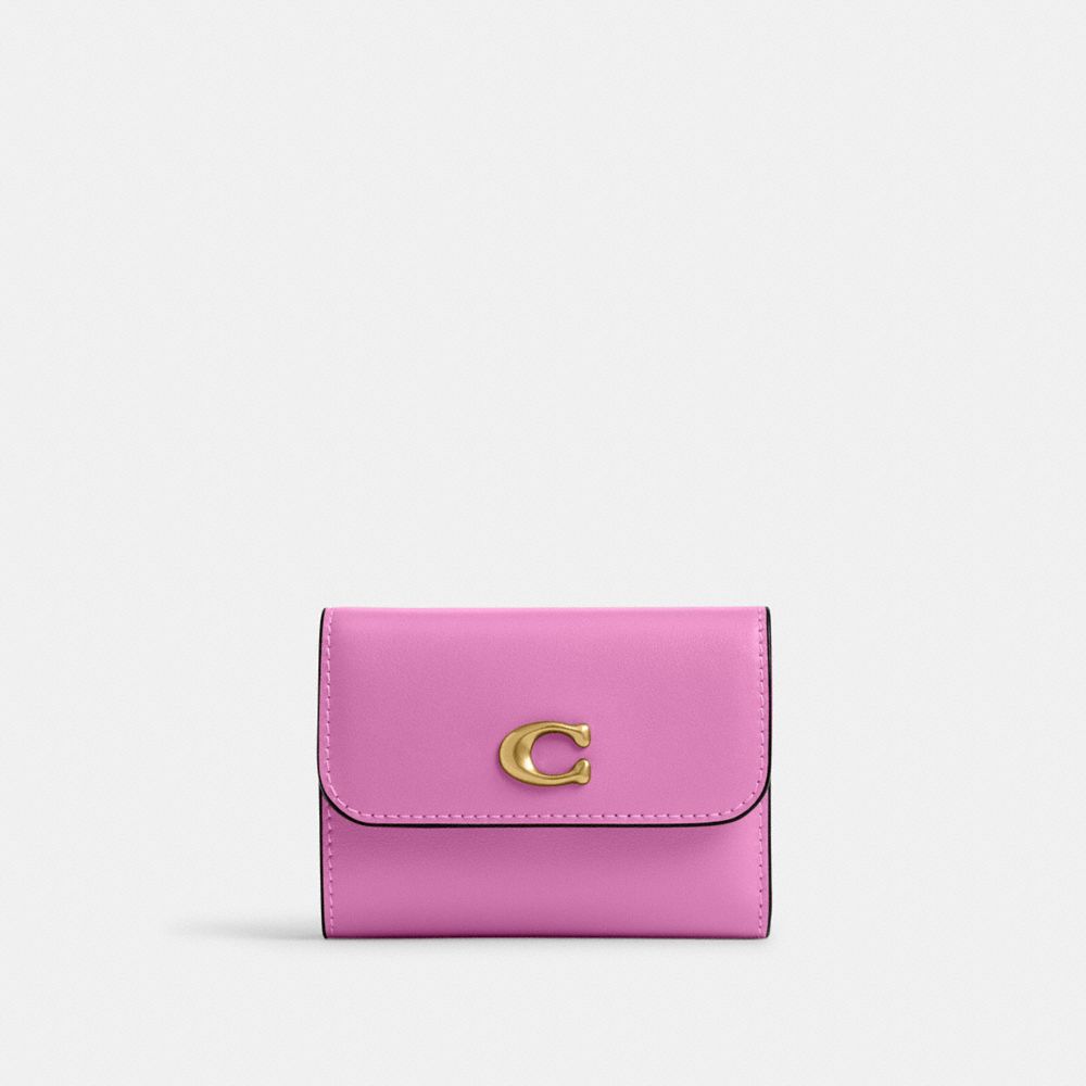 Coach In Brass/fuschia