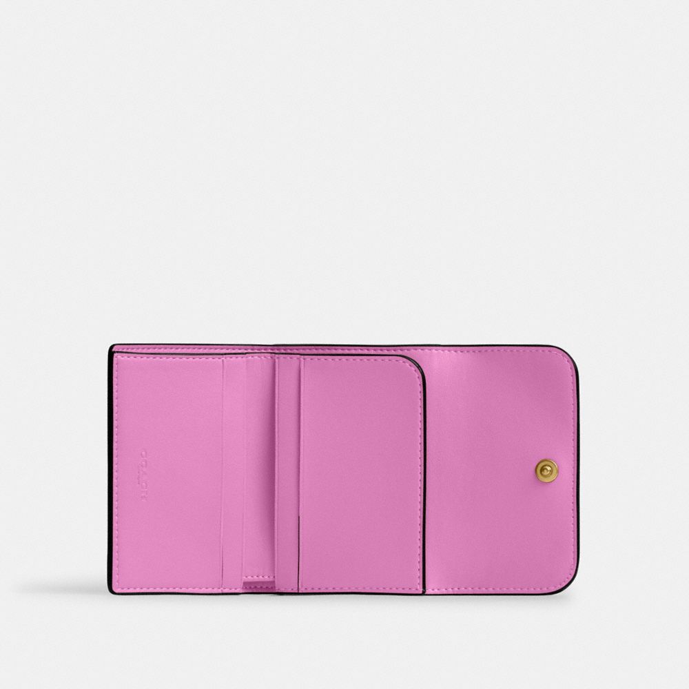 Coach In Brass/fuschia