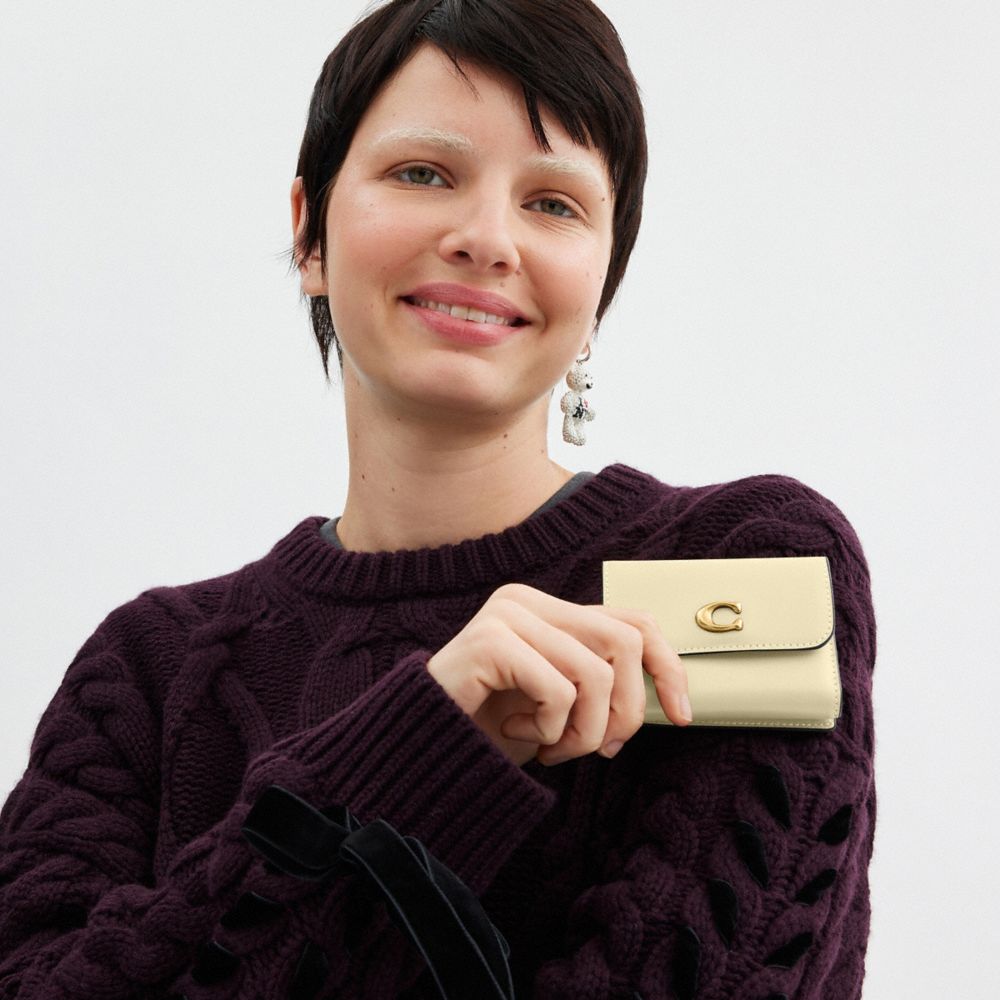 Coach Essential Portemonnaie Mit Kartenetui In Beige