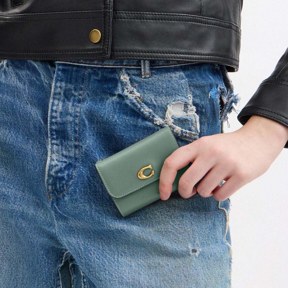 Shop Coach In Brass/sage
