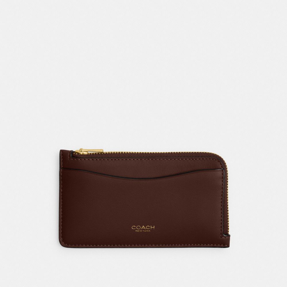 Coach New York Kartenetui Mit Reissverschluss