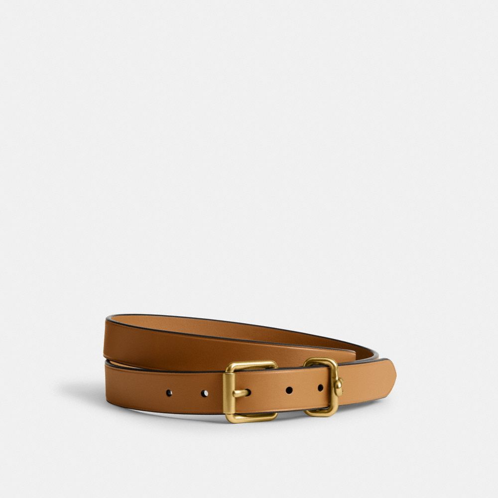 COACH®,Roller Buckle Belt, 25 Mm,,Front View image number 0