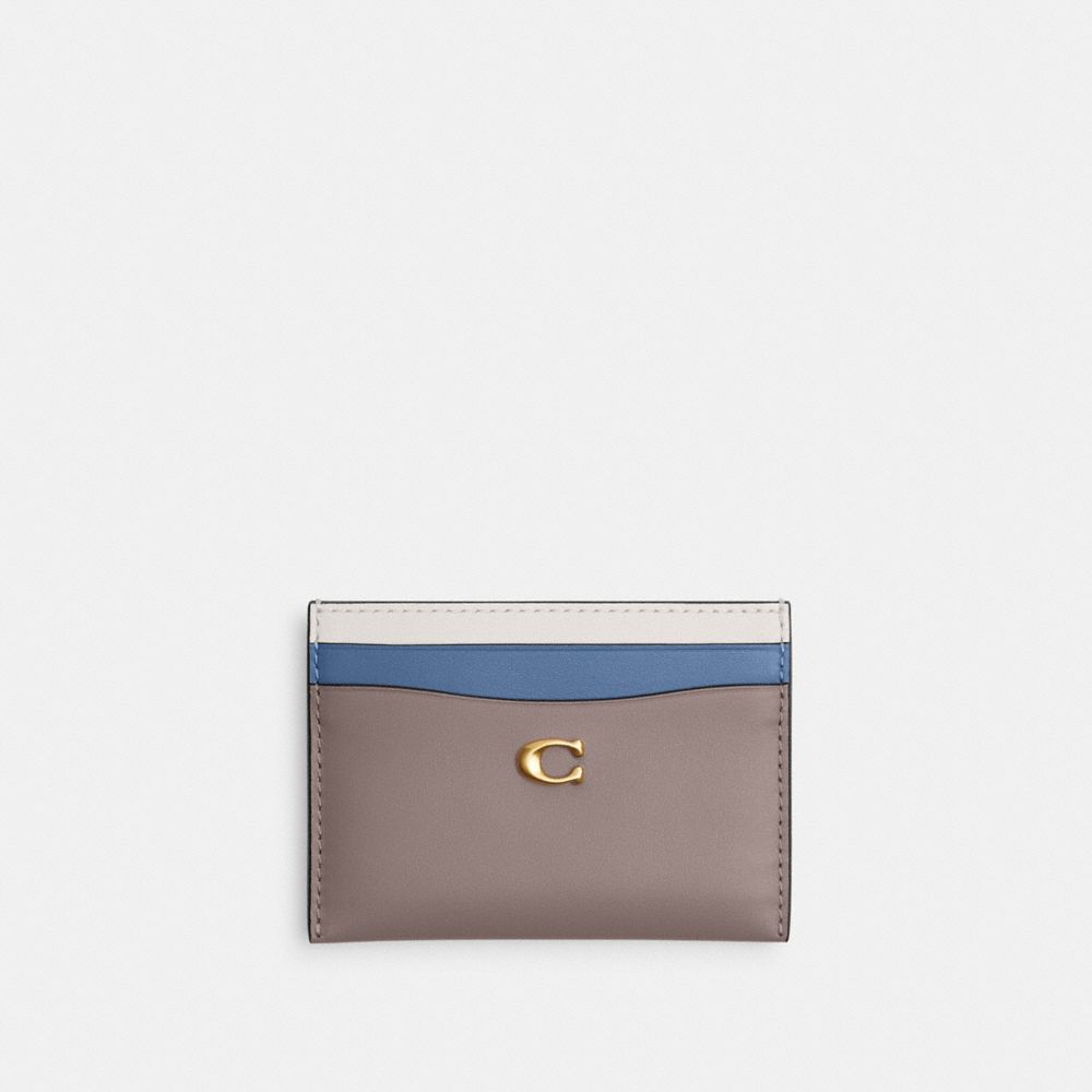 Coach Essential Card Case In Colorblock