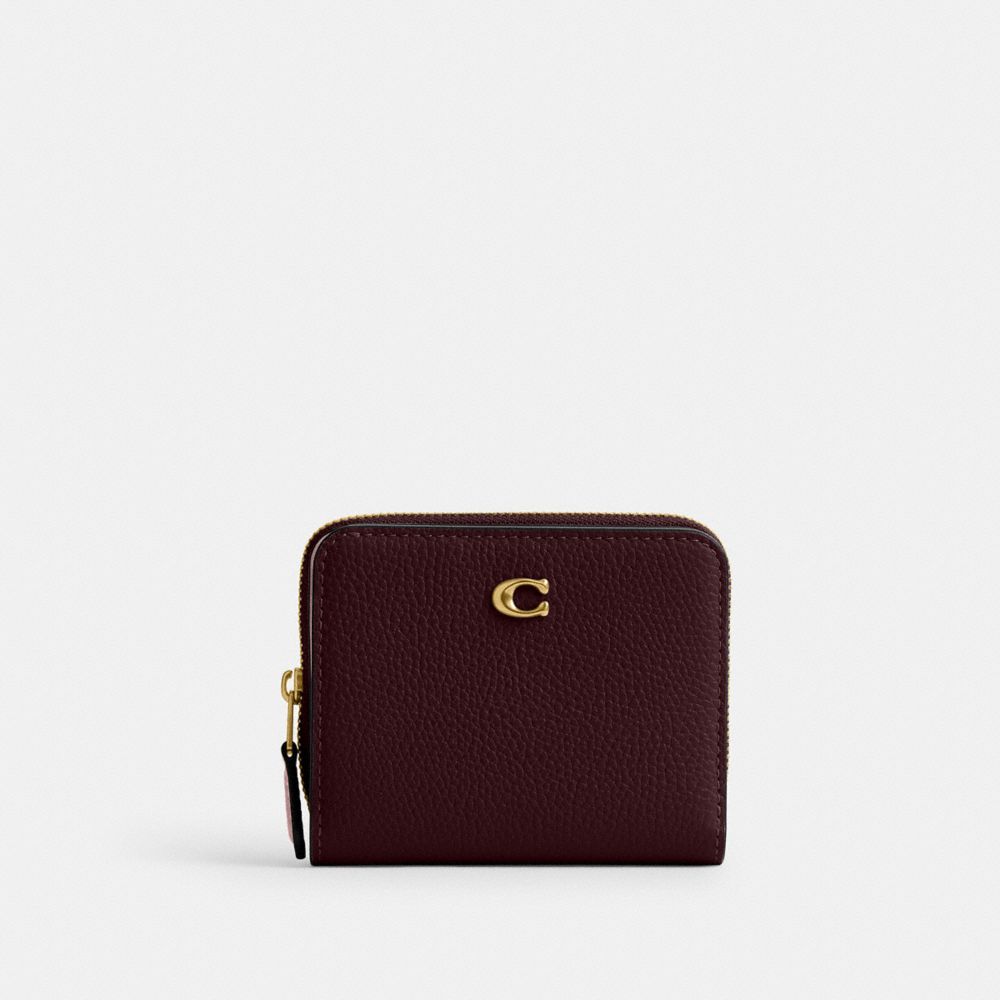 Coach Essential Billfold Wallet In Colorblock In Brown