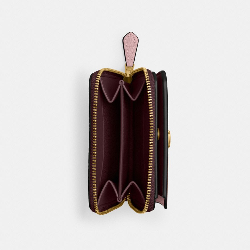 Coach Essential Billfold Wallet In Colorblock In Brown