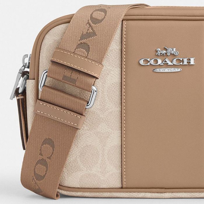 COACH® Outlet | Jamie Camera Bag In Signature Canvas With Stripe