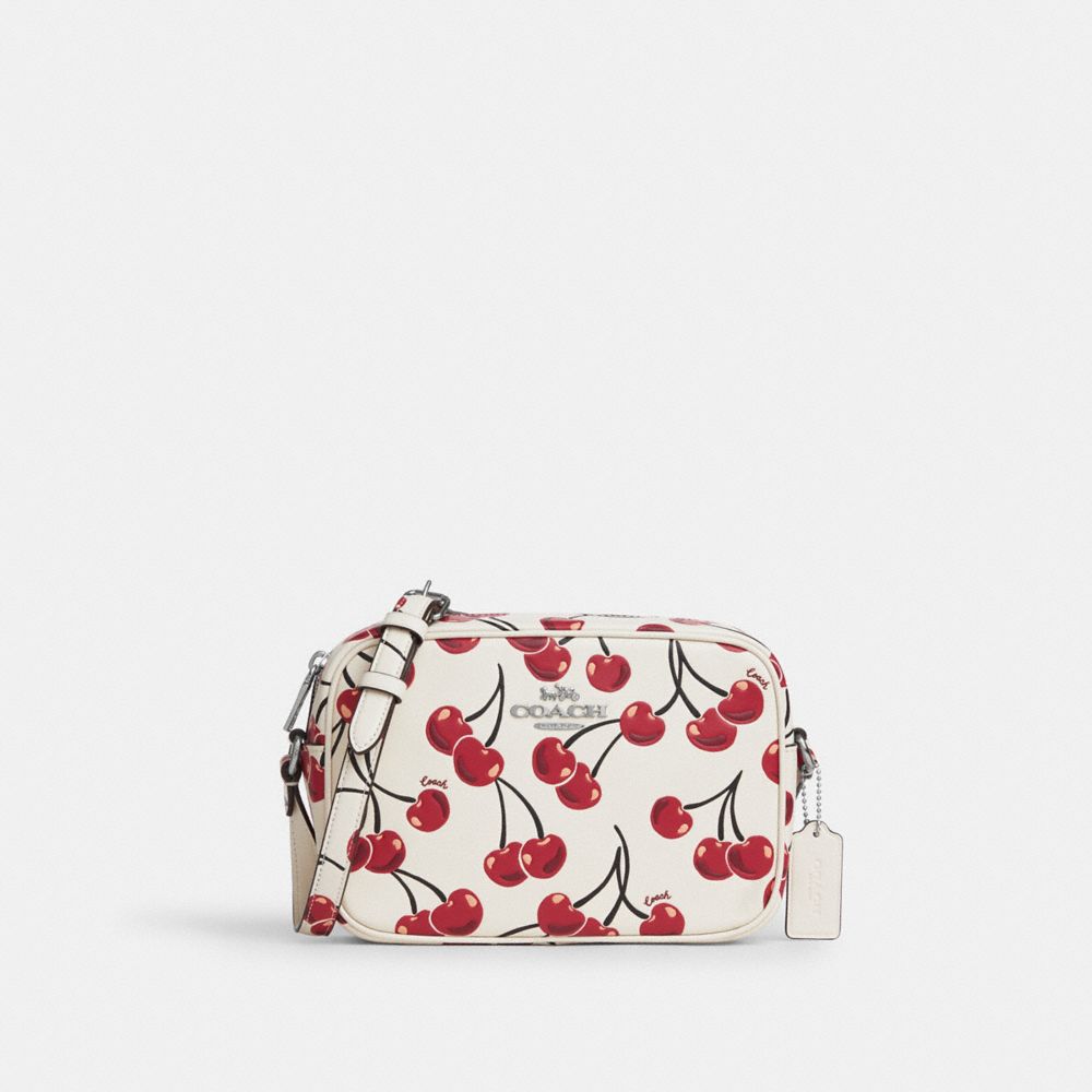 COACH®,Jamie Camera Bag With Cherry Print,,Front View