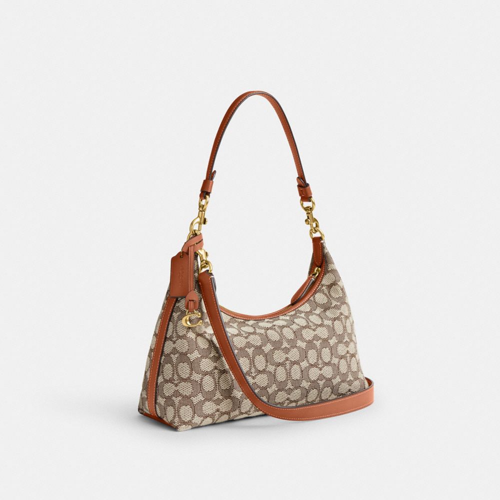 COACH®,Juliet Shoulder Bag In Signature Textile Jacquard,,Angle View