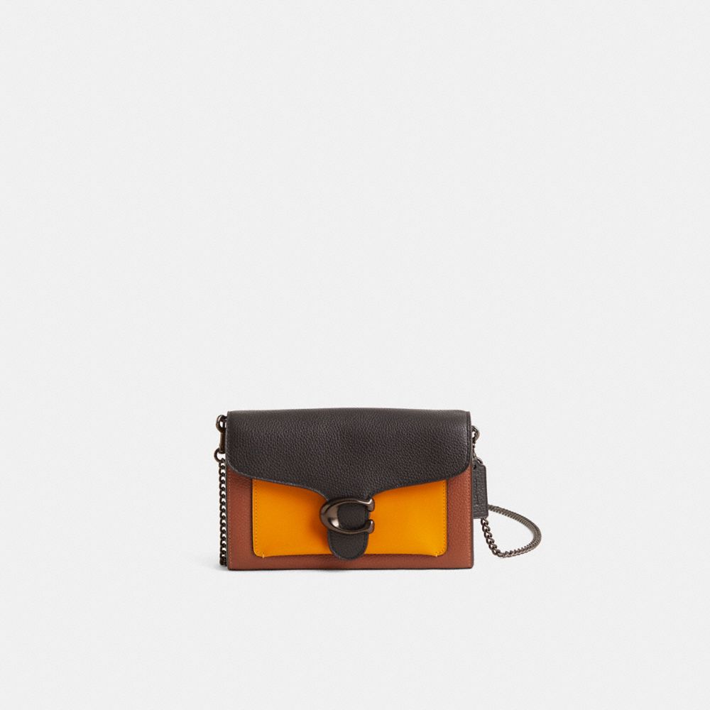 COACH®,Restored Tabby Chain Clutch In Colorblock,,Front View
