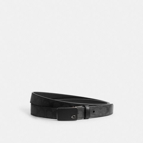 Мужские ремни Coach Signature Plaque Buckle Cut-To-Size Reversible Belt, 30 Mm