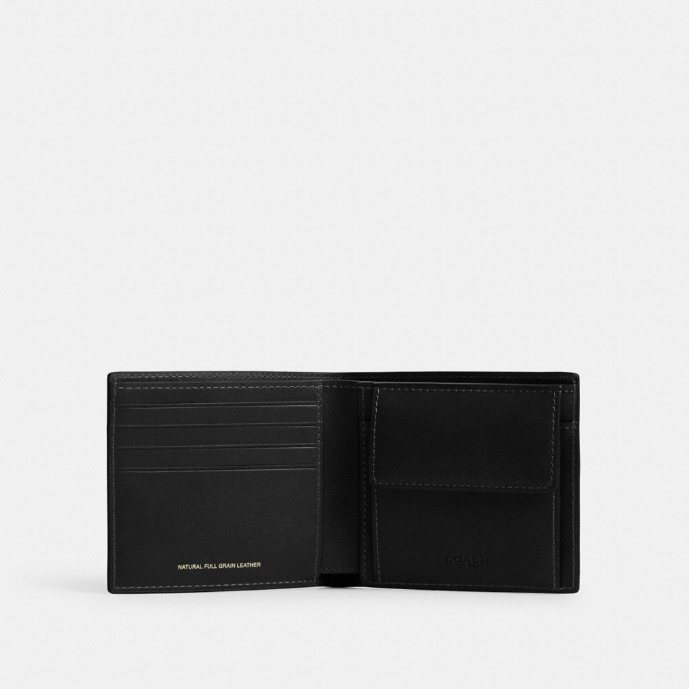 Coach Coin Wallet In Black
