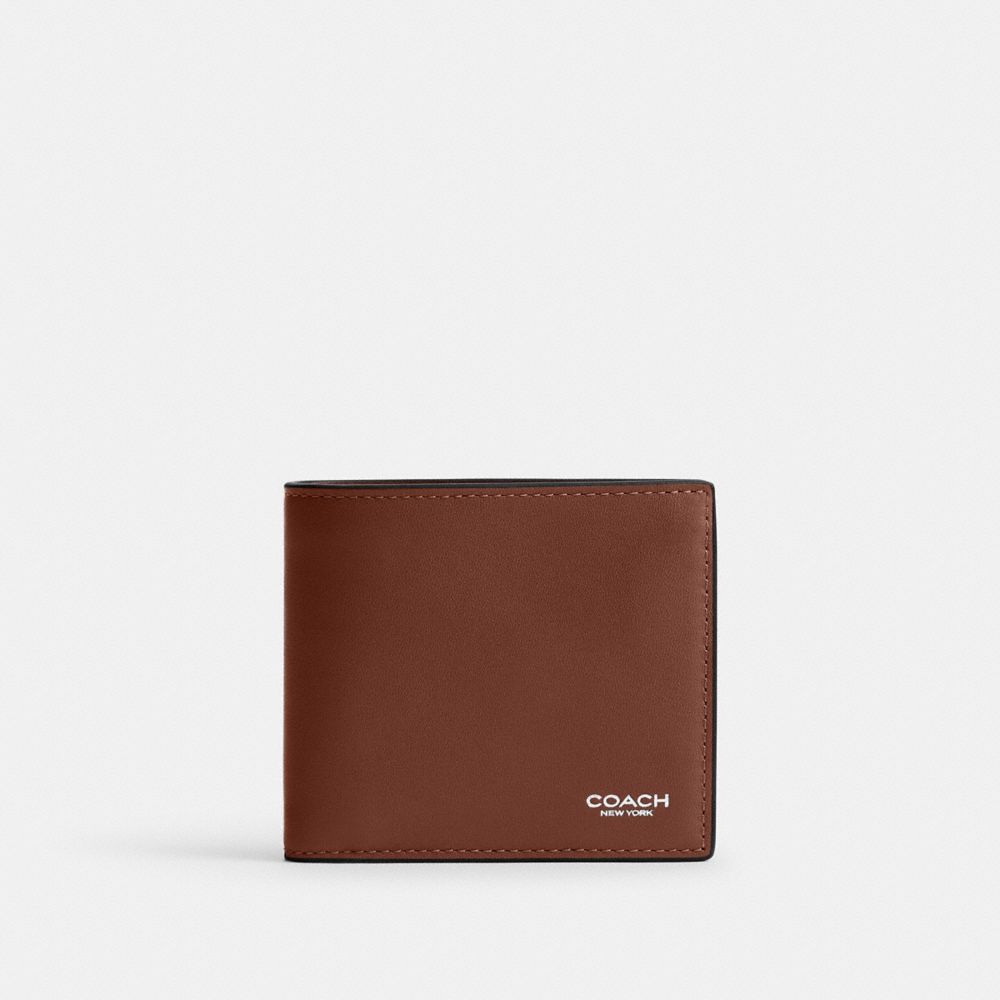 Coach Coin Wallet In Redwood