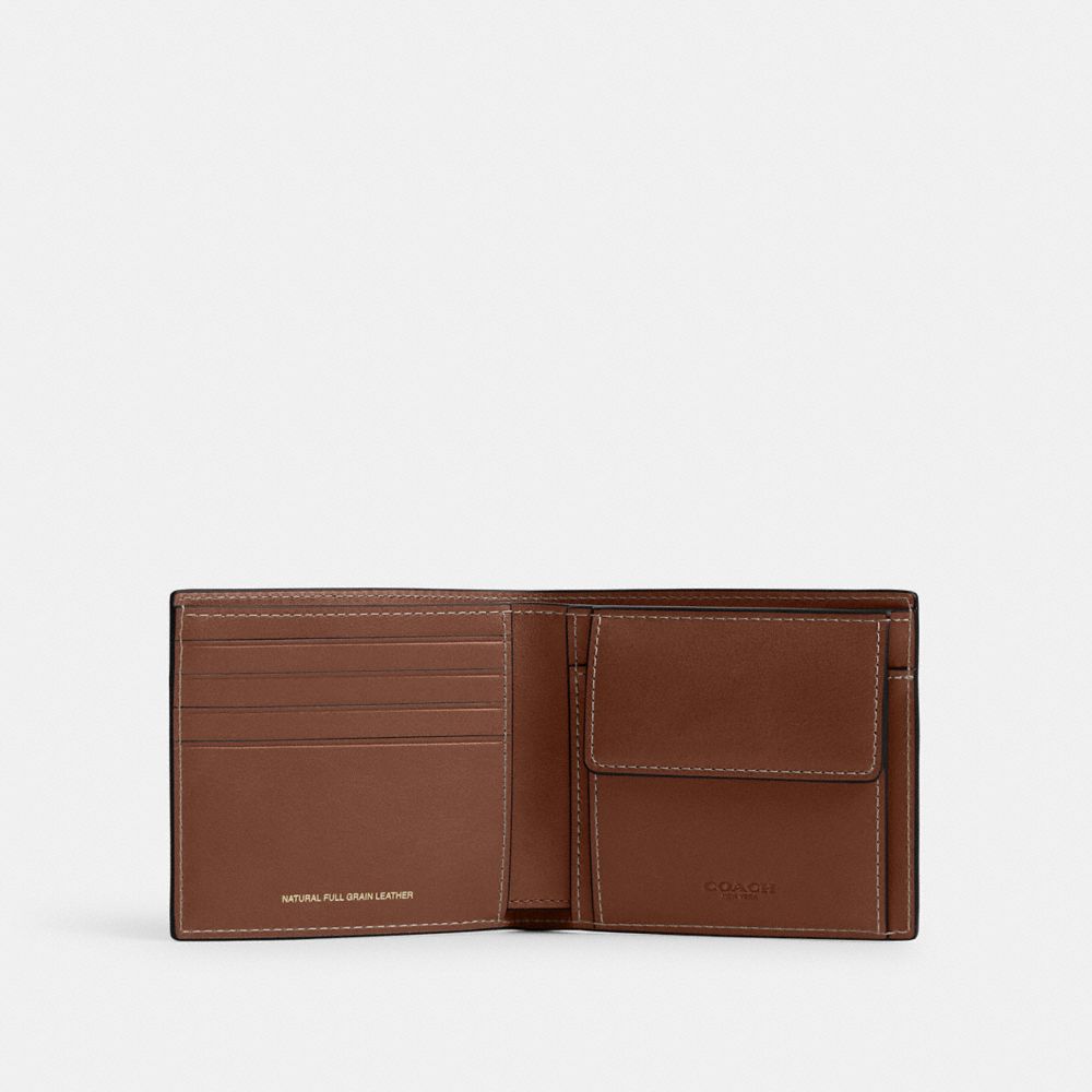 Coach Coin Wallet In Redwood
