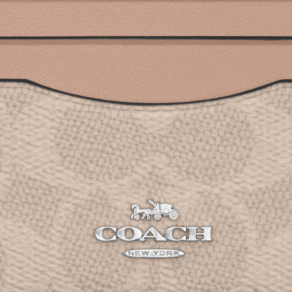 COACH®,Slim Id Card Case In Signature Canvas,