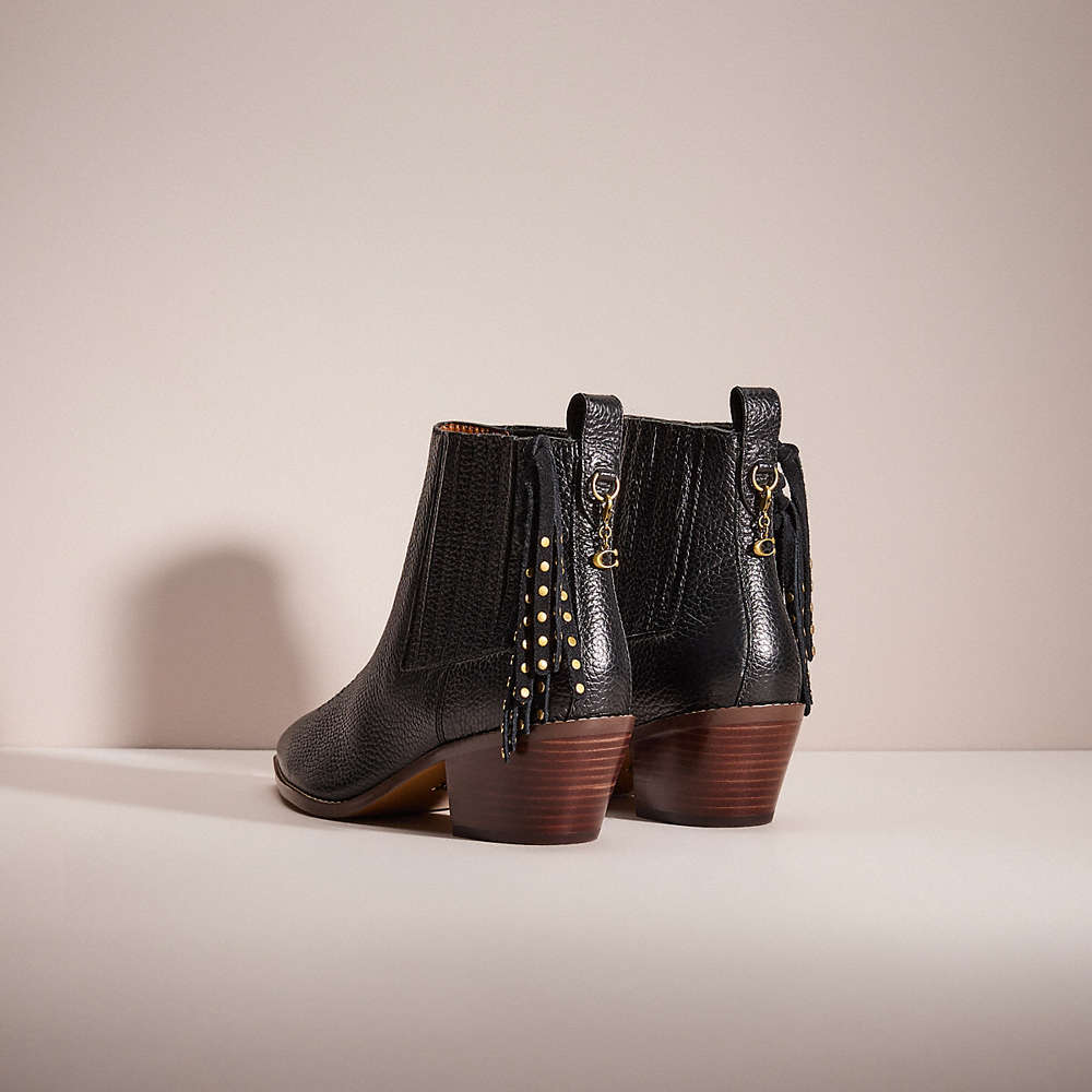 Shop Coach Upcrafted Melody Bootie In Black